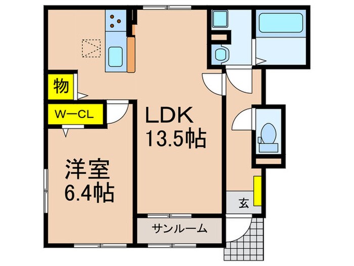 エアリーノースの物件間取画像