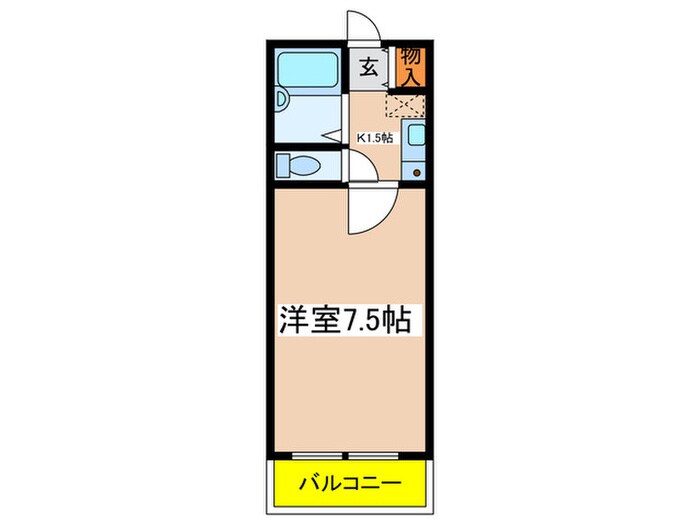 ブルージュ喜志の物件間取画像