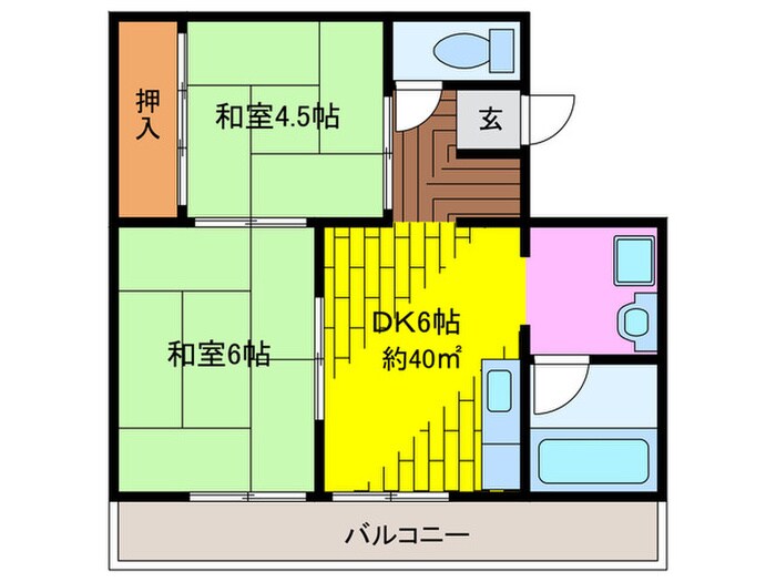 サンコ－ポの物件間取画像