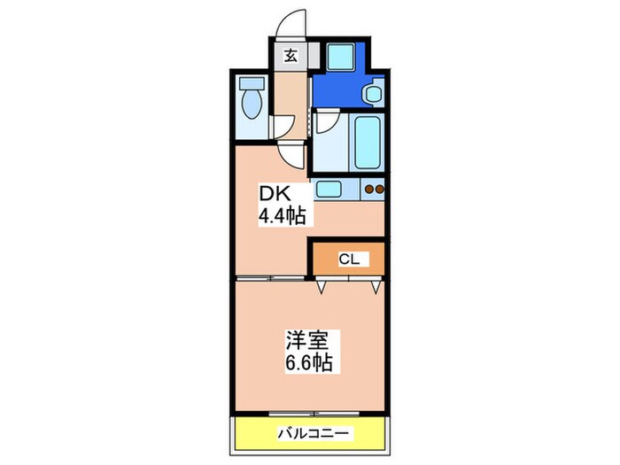 ｸﾞﾗﾝﾄﾞｰﾙﾊﾀﾀﾞﾋﾞﾙﾃﾞｨﾝｸﾞⅠの物件間取画像