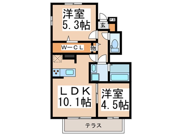 grasmere Bの物件間取画像