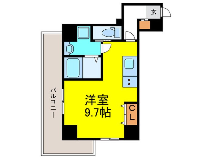 meetMe梅田西の物件間取画像