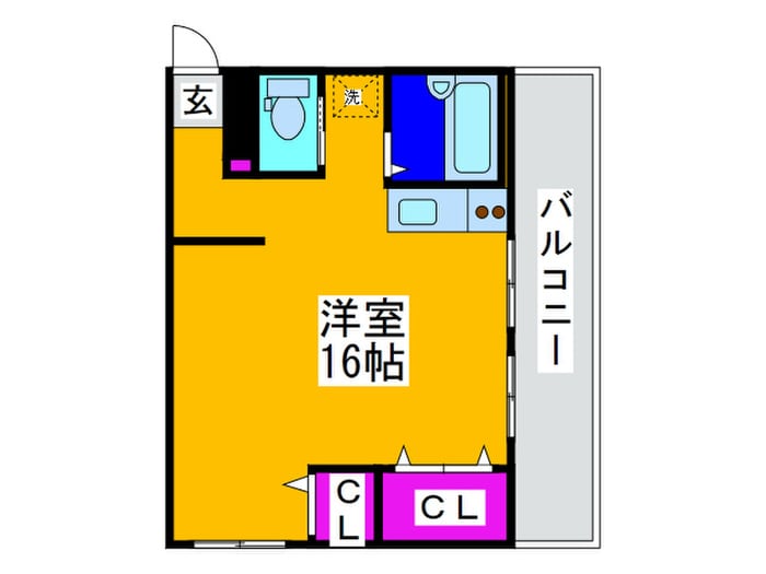 フォルテ大仙公園の物件間取画像