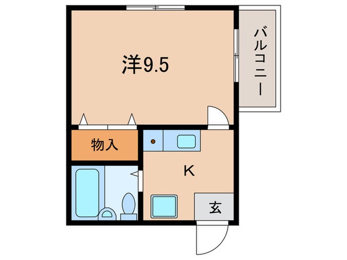 エレガントパレス豊中の物件間取画像