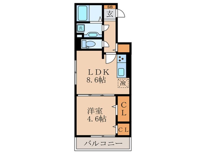 D-ROOM富野乾垣内の物件間取画像