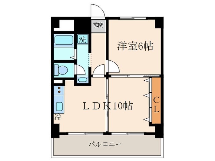 エクセルコ－ト西本町の物件間取画像