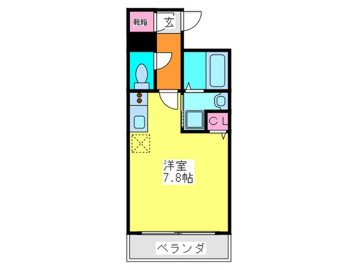 ビバ－ナ日本橋の物件間取画像