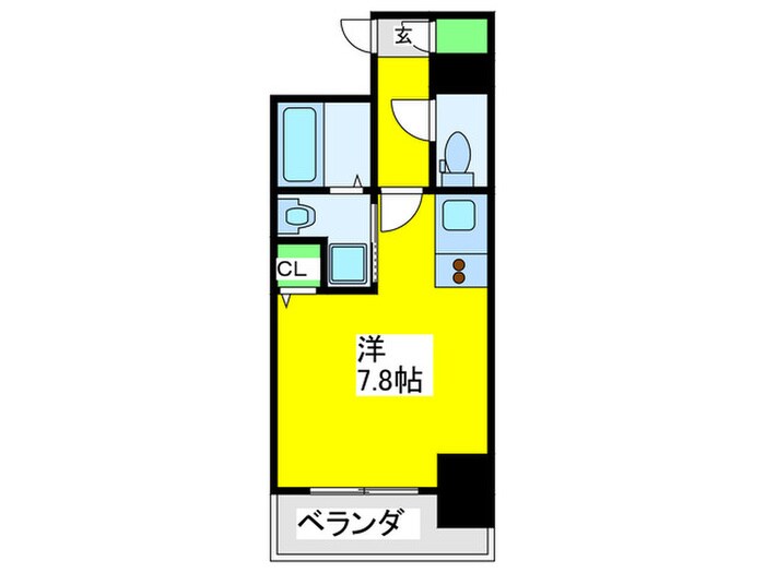 ビバ－ナ日本橋の物件間取画像