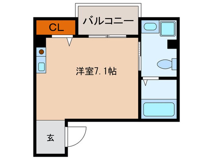 セントエルモ鷹取の物件間取画像