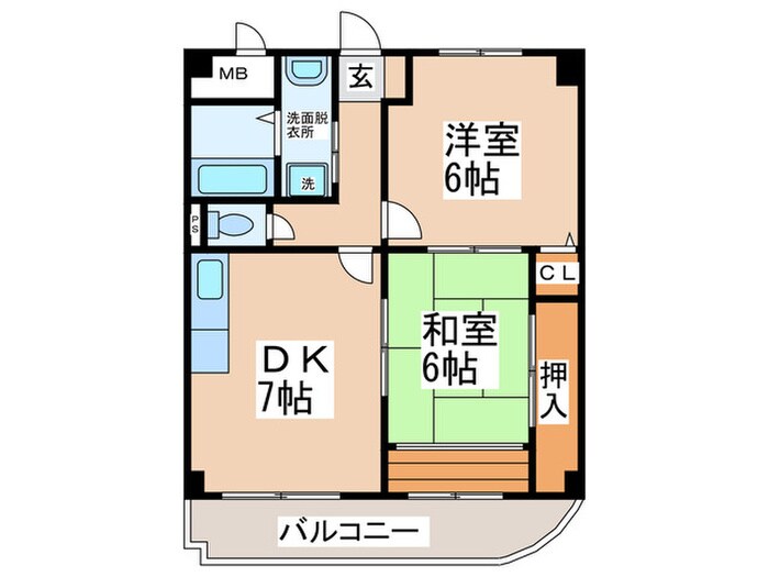 カーサファミールの物件間取画像