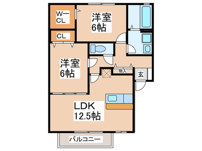 オーキッドガーデン曽根の物件間取画像