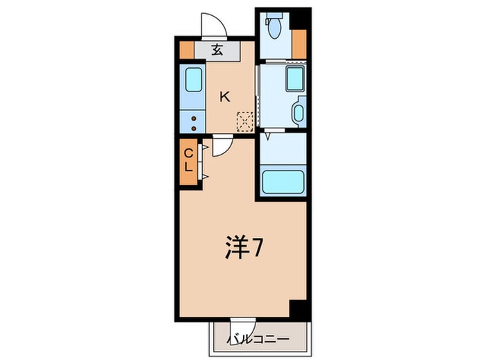 AILE南塚口Ⅱの物件間取画像