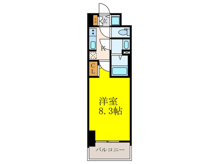 S-RESIDENCE江坂Libleの物件間取画像