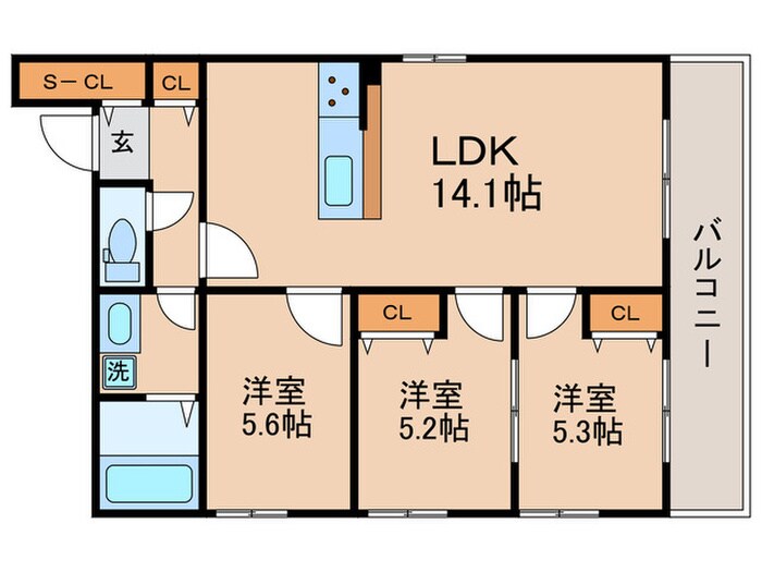 菊鉾邸の物件間取画像