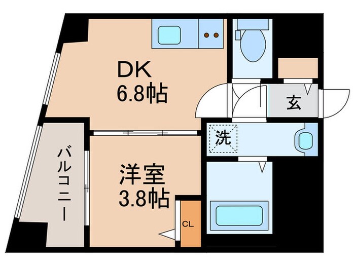 ﾌｧｽﾃｰﾄ京都東寺ｸﾞﾗﾝ（303）の物件間取画像