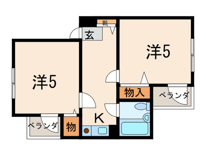 アブレスト西洞院の物件間取画像