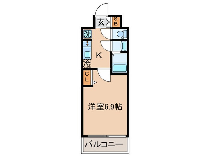 プレサンス京都東寺(407)の物件間取画像