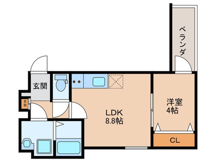 AND TERRACE羽曳野の物件間取画像