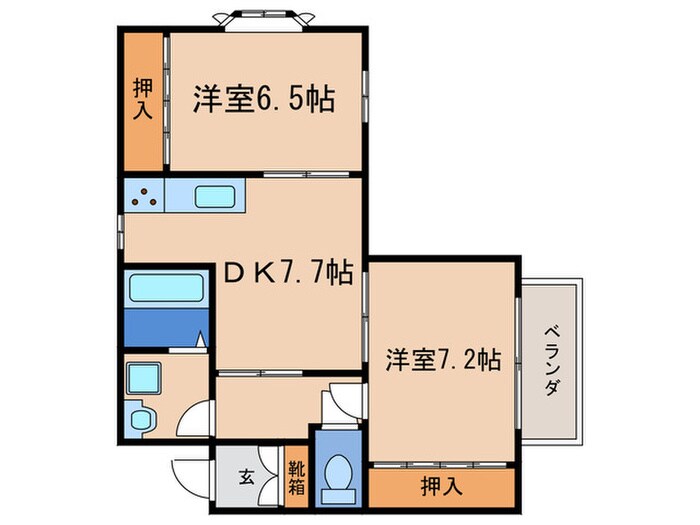 南風館高瀬の物件間取画像