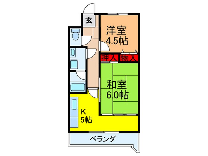 富士第２ビルの物件間取画像