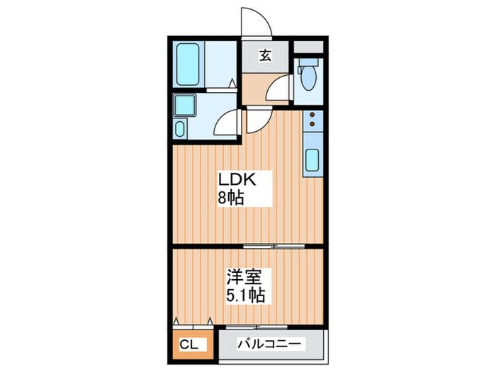 COURTYARD　Shimbashiの物件間取画像