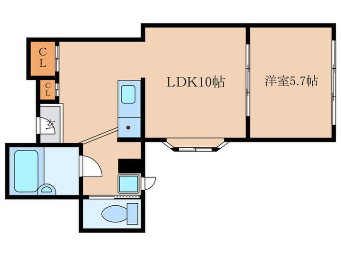 星の子六角ビルの物件間取画像
