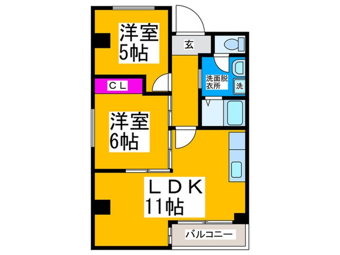 グレース中百舌鳥の物件間取画像