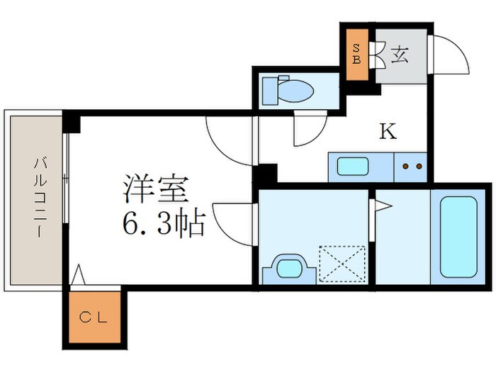 シャ－メゾン上杉の物件間取画像