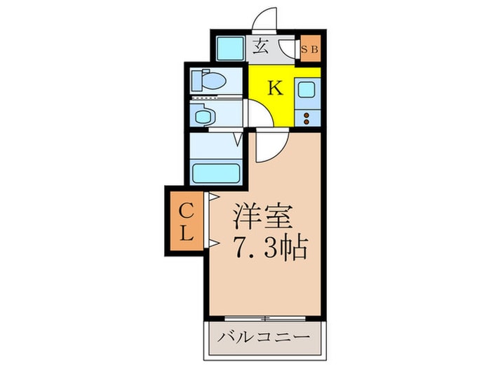 ラグゼ新大阪北の物件間取画像