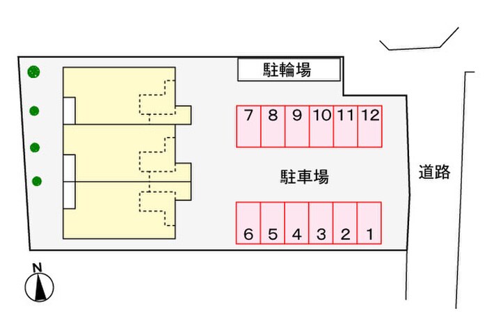 パインルーツⅢの物件外観写真