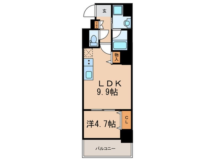 藤の邸　京町堀の物件間取画像