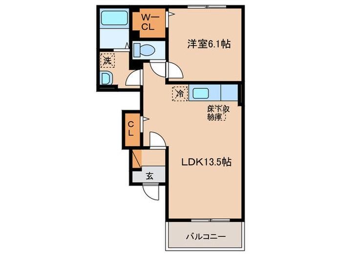 ブライトハウスⅢの物件間取画像