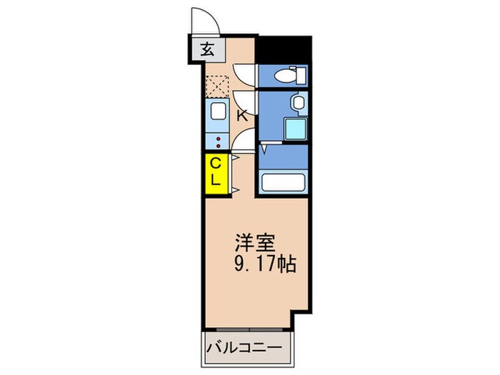 エクセル神戸ｱｰﾊﾞﾝﾋﾙｽﾞ(302)の物件間取画像