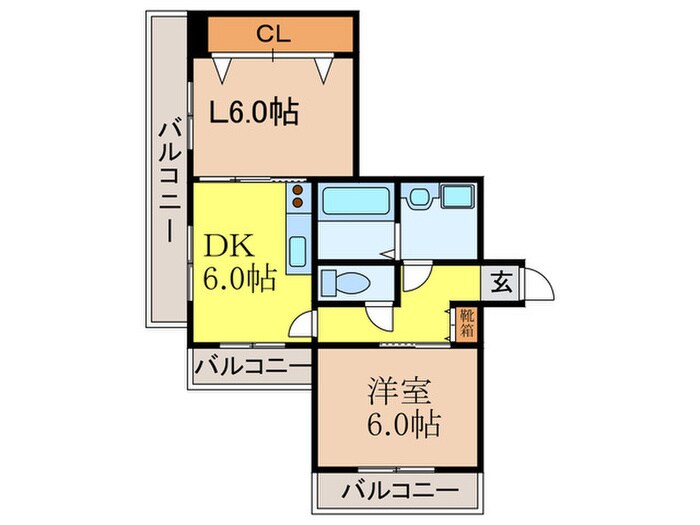 ｱ-ﾊﾞﾝﾚｯｸｽ緑地公園の物件間取画像