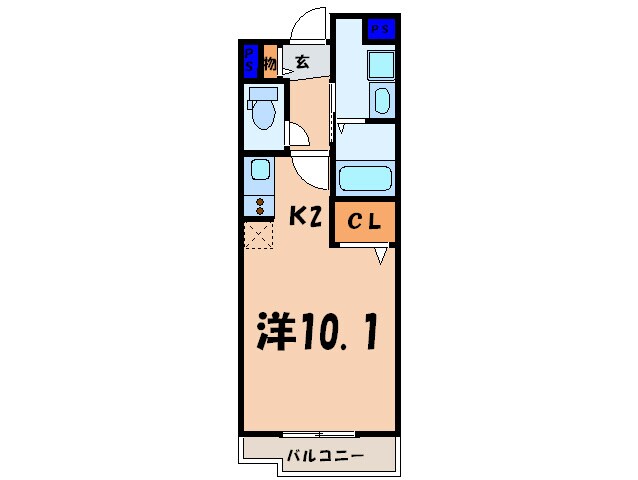 エアリ－イ－ストの物件間取画像