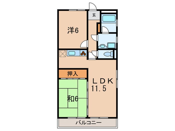 物件間取画像