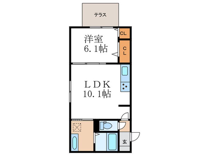 仮)ソーニョ西京極の物件間取画像