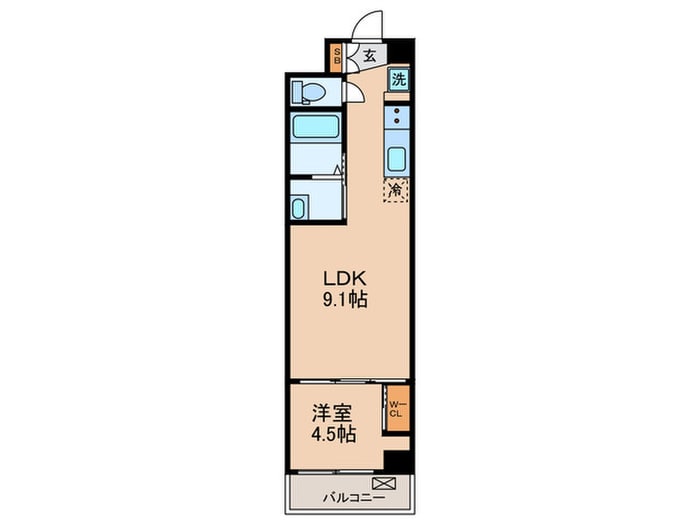 スワンズ京都東寺ガーデン(505)の物件間取画像