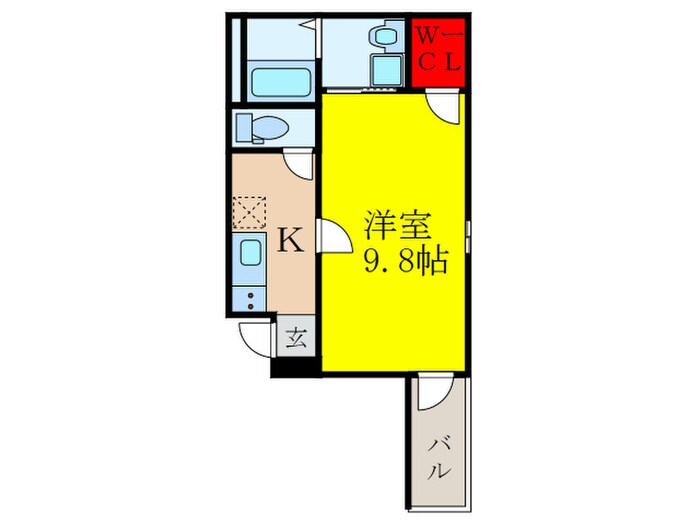 フジパレス豊里Ⅵ番館の物件間取画像