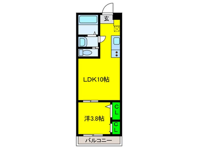 ディレットーレ堺東の物件間取画像