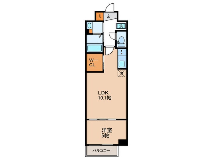 スワンズ京都東寺ガーデン(511)の物件間取画像