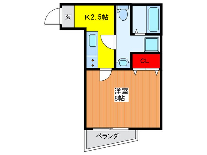 ロイヤルハイツ今市の物件間取画像