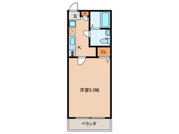 ＦＤＳ天神橋の物件間取画像