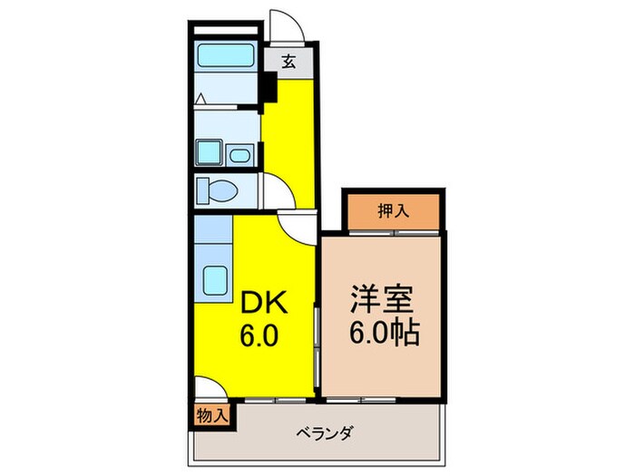 東豊ﾋﾞﾙﾏﾝｼｮﾝの物件間取画像