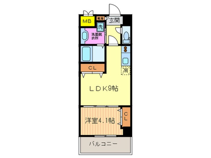 ビクトワ－ル西大路御池の物件間取画像