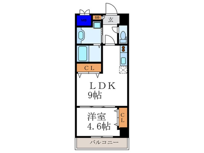 ビクトワ－ル西大路御池の物件間取画像