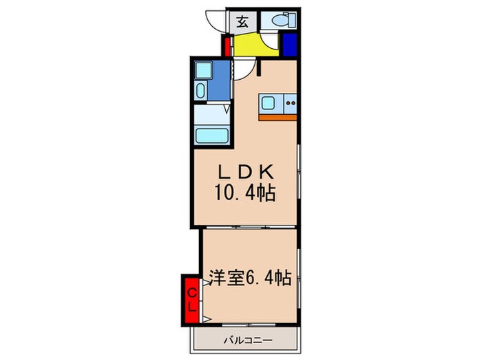 ＬＵＸＥ中書島の物件間取画像