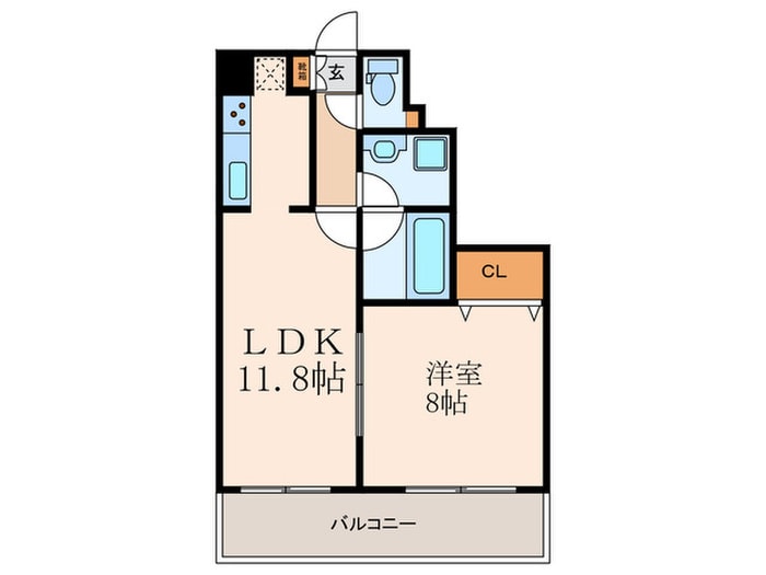 デリード西大路高辻(304)の物件間取画像