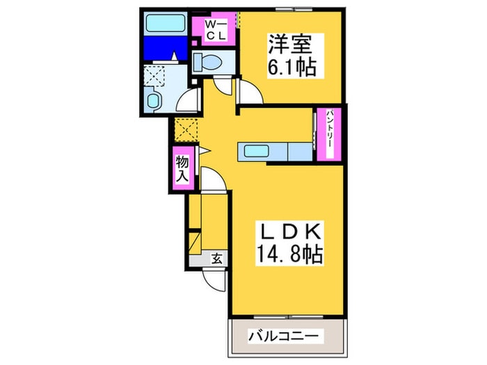 ジャン&T　Ⅱの物件間取画像