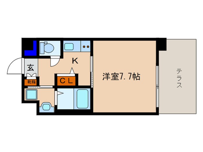 ベラジオ京都駅東(102)の物件間取画像